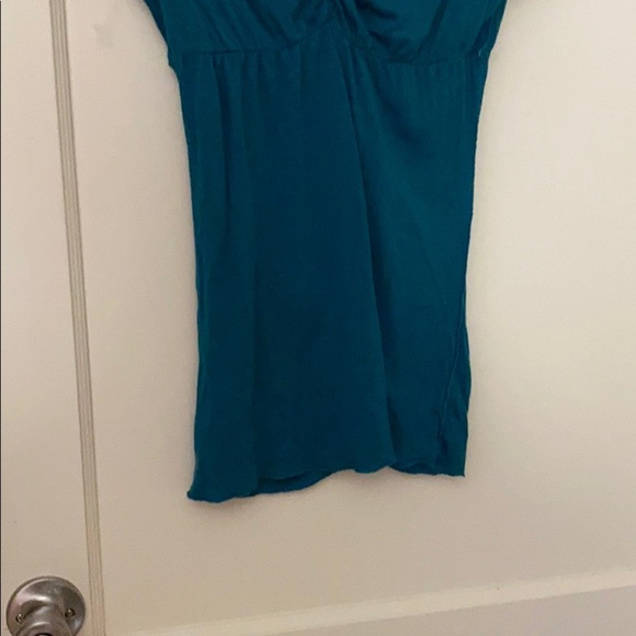 NWOT vintage free people blue v neck shirt size:M - Picture 10 of 10